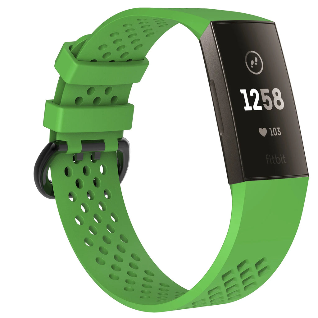 Strap for Fitbit Charge 3 SE band Replacement watchband smart Watch Sport Breathable Silicone Bracelet Fitbit Charge 4 band