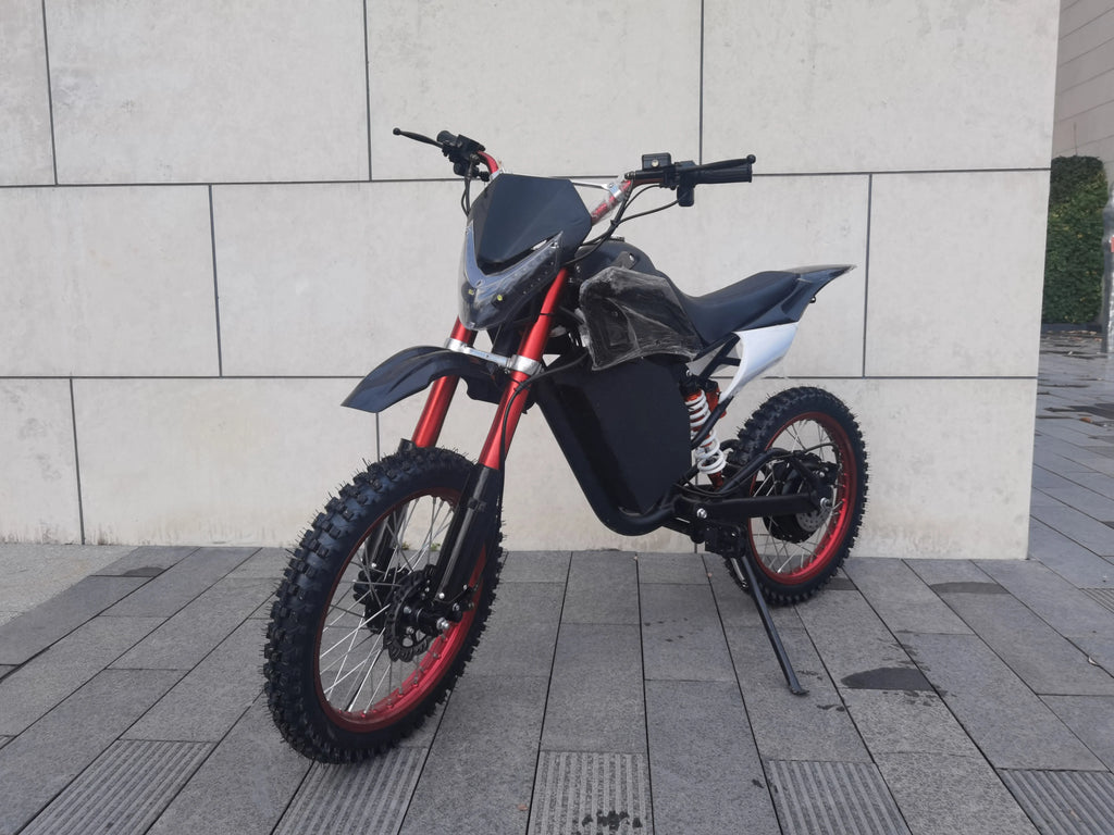 2000W Electric Dirt Bike for Adults Off-Road Motorcycle with Automatic Transmission and Disc Brakes