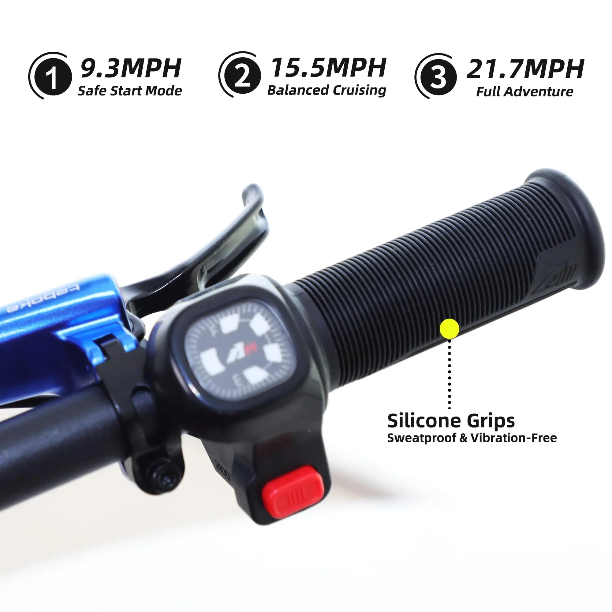 RFN Racing 18 Electric Dirt Bike For Kids - 36V 3-Speed Stunt Jump Bike - Lightweight Aluminum Frame Electric Bike For Age 14+