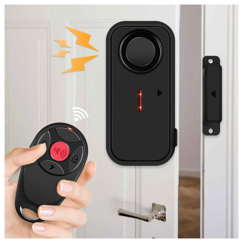 Outdoor Door Window Alarm Sensor Security With Remote Control Burglar Alarm Magnetic Sensor Door Alert System Home Protection