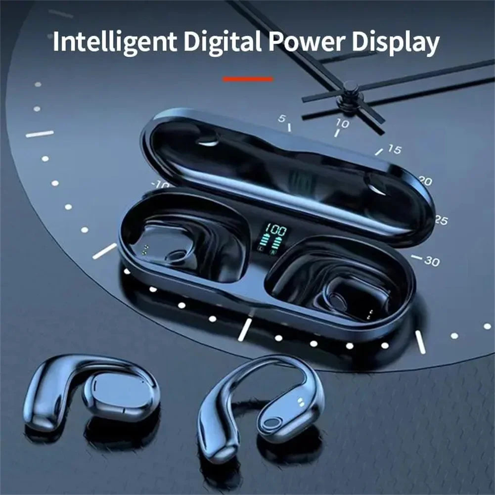 JS270 Wireless Headphones Bone Conduction Waterproof Open Ear Hanging Headset Noise Canceling Stereo Headphones