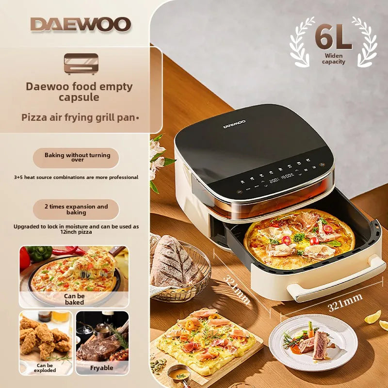 Air Fryer Electric Oven, Household All-in-one Machine, Pizza Large-capacity Visual 2025 Official Flagship Store, New Models