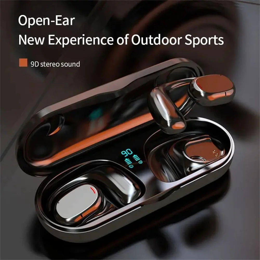 JS270 Wireless Headphones Bone Conduction Waterproof Open Ear Hanging Headset Noise Canceling Stereo Headphones