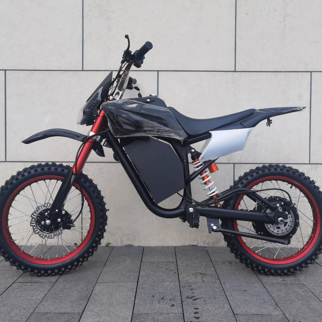 2000W Electric Dirt Bike for Adults Off-Road Motorcycle with Automatic Transmission and Disc Brakes
