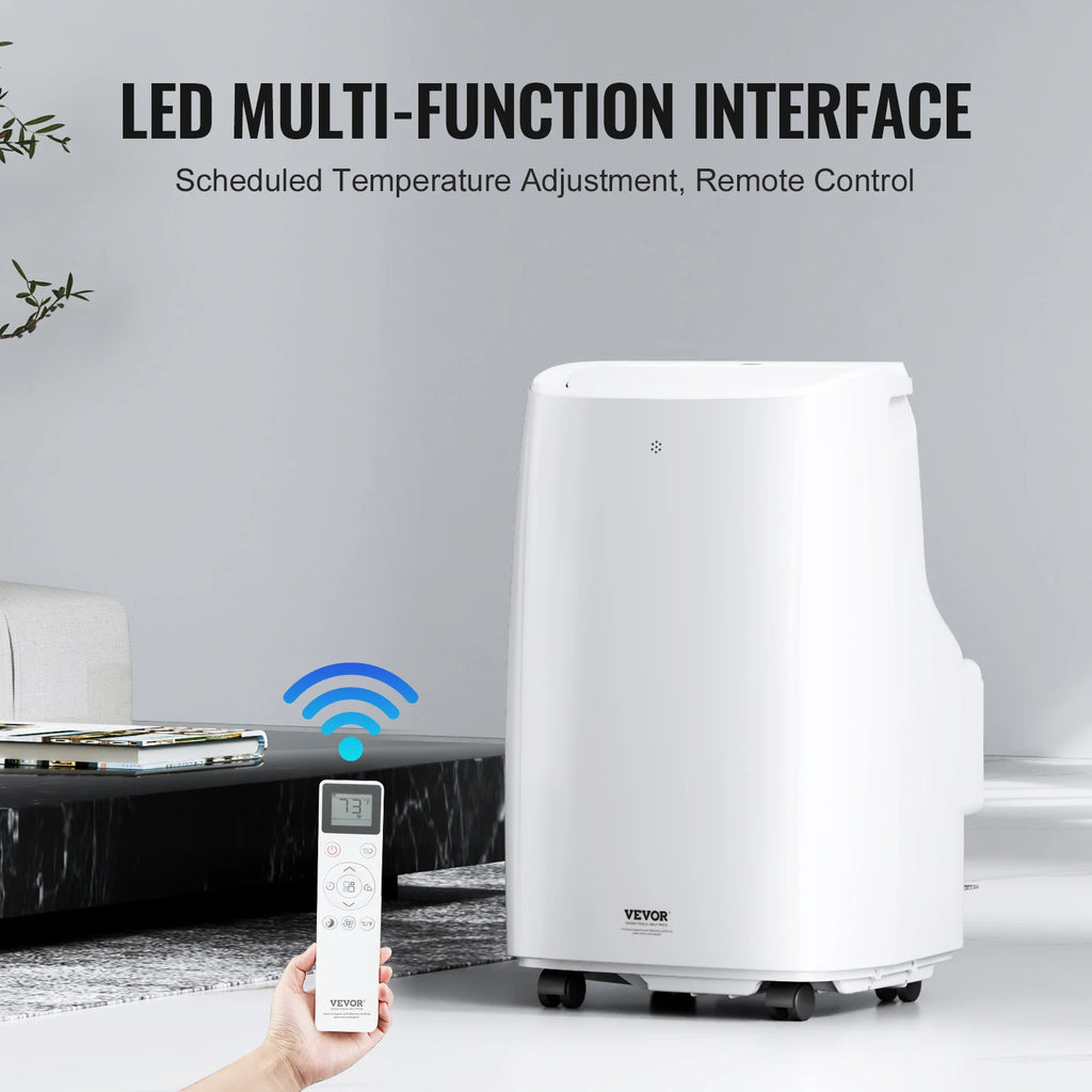 SucceBuy 12,000 BTU Portable Air Conditioners 3-in-1 for AC Unit for 550-700 Sq.Ft Cool/Dehumidifier/Fan Mode for Home/Office