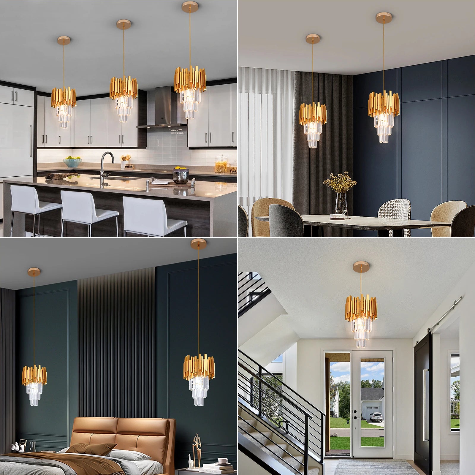 Modern Pendant Light Nordic Led Island Kitchen Hanging Fixture Ceiling Lamp Living Room Aisle Surface Mounted Bedroom Chandelie