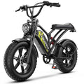 1500W Peak 20" Fat Tire All-Terrain E-Bike 80+Miles 30MPH Electric Dirt Bike for Road Sand Mountain Snow motorcycle