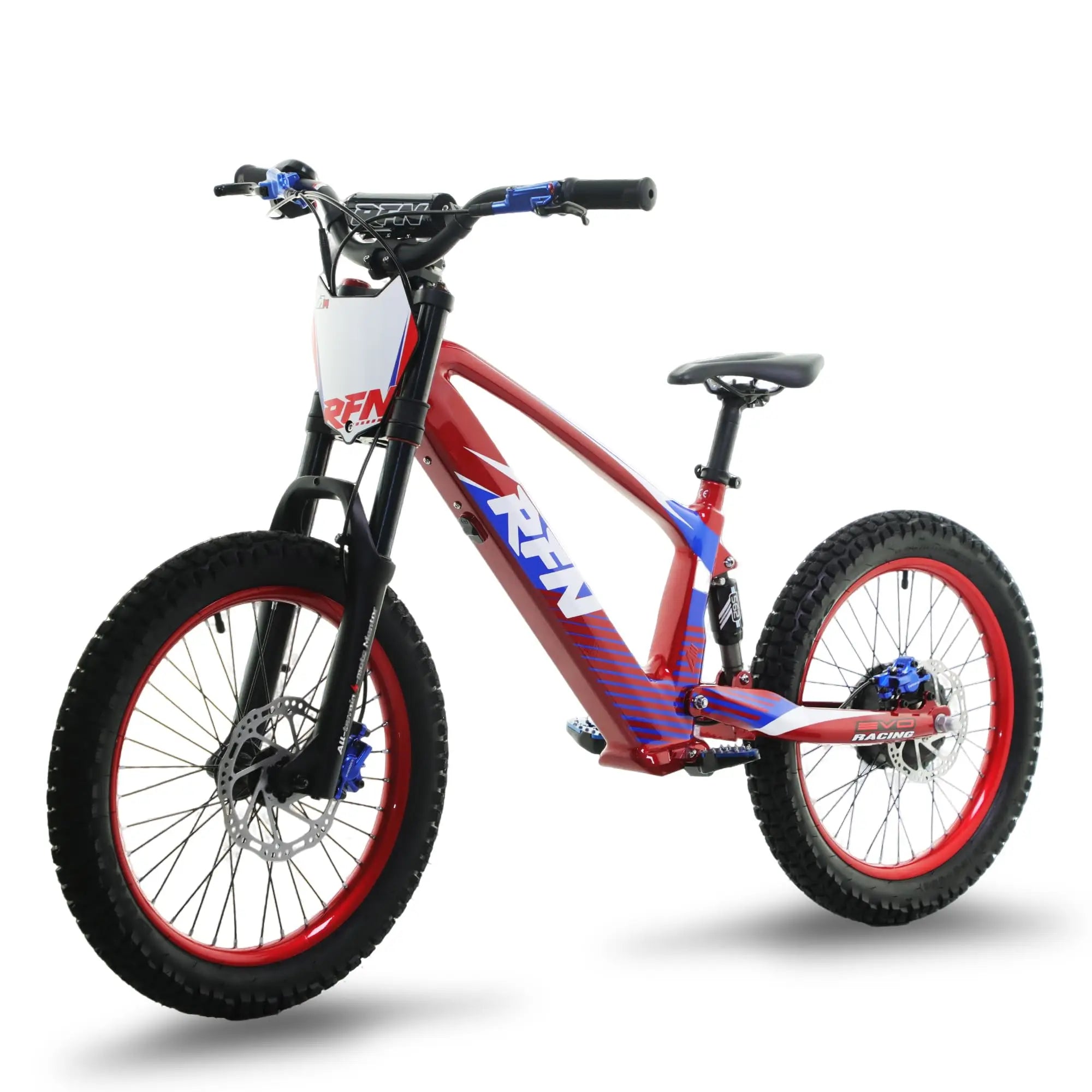RFN Racing 20 Electric Dirt Bike For Kids-800W Jump Bike With Lightweight Aluminum Frame 24.2-Mile Range for Ages 12+