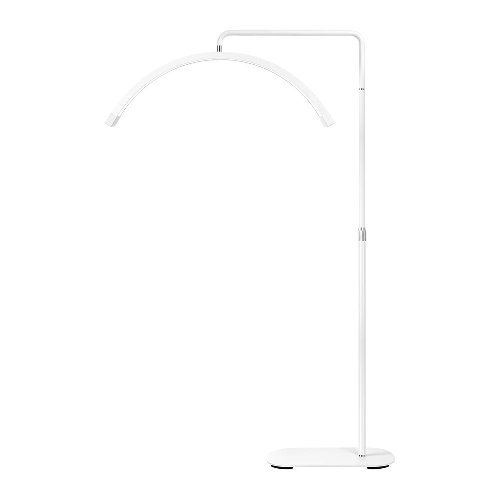 FOSOTO FT-Y9 28 Inch Led Lash Light Half-Moon Shaped Fill Lamp Video Light With Floor Tripod For Tattoo Beauty Salon Eyelash