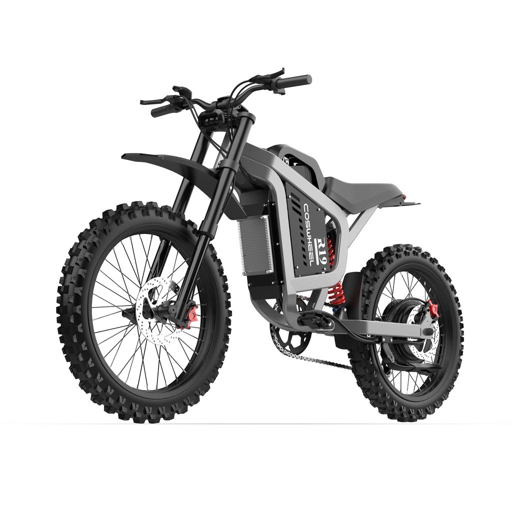 Coswheel Electric Bike R19 72V 6000W Dirt Motorcycles Mountain Bike 40AH Battery Lightweight Off-Road EBike For Adult