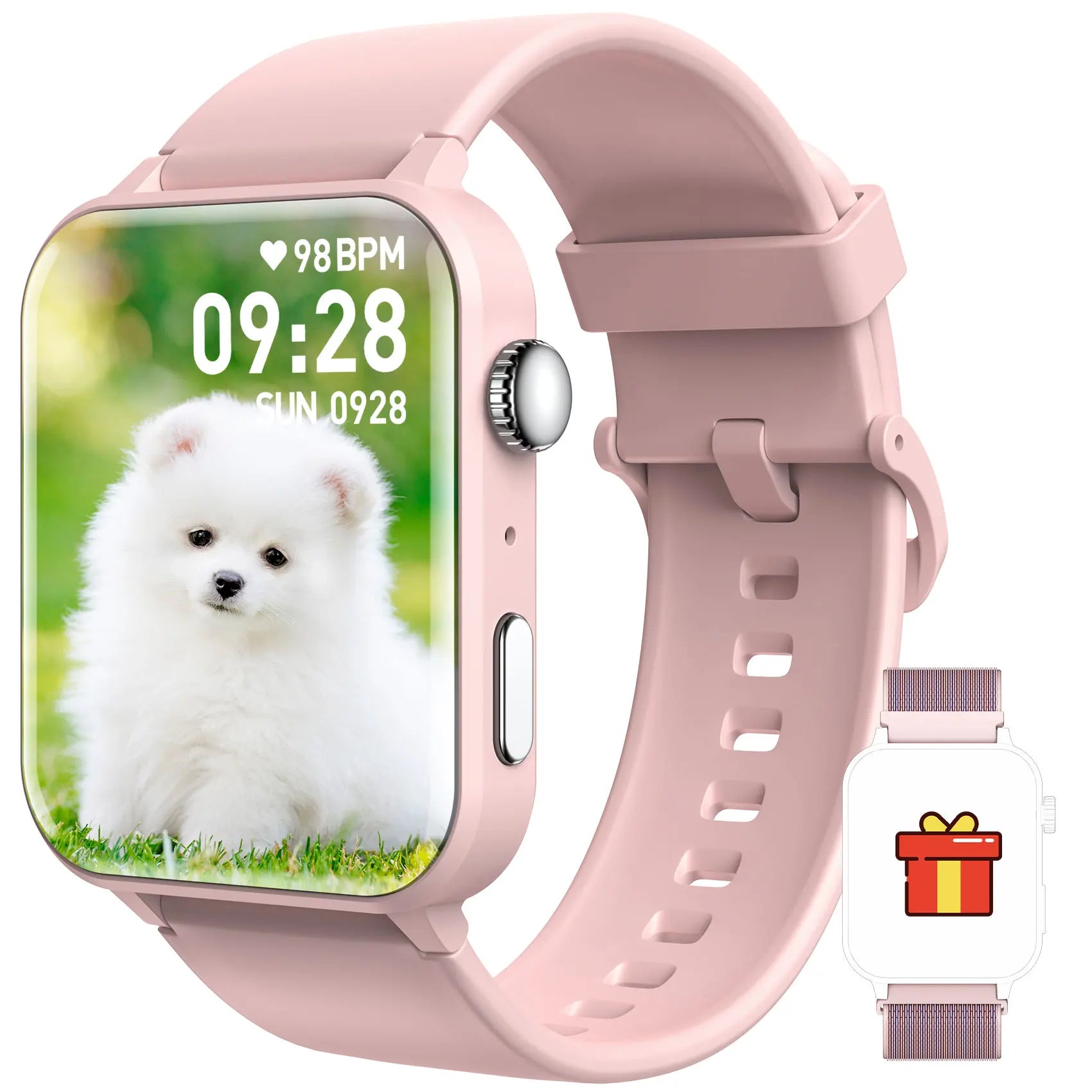 1.85‘’ HD Screen Smartwatch Health Monitoring 100+ Sport Modes Fitness Tracking Bluetooth Smart Watches for Men Women Gifts