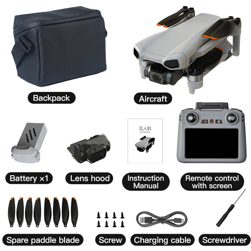 Dual-Camera Drone 017 - 4 Obstacle Avoidance Modes, Wi-Fi Brushless Motors LED Night Vision Ideal for Outdoor Adventures