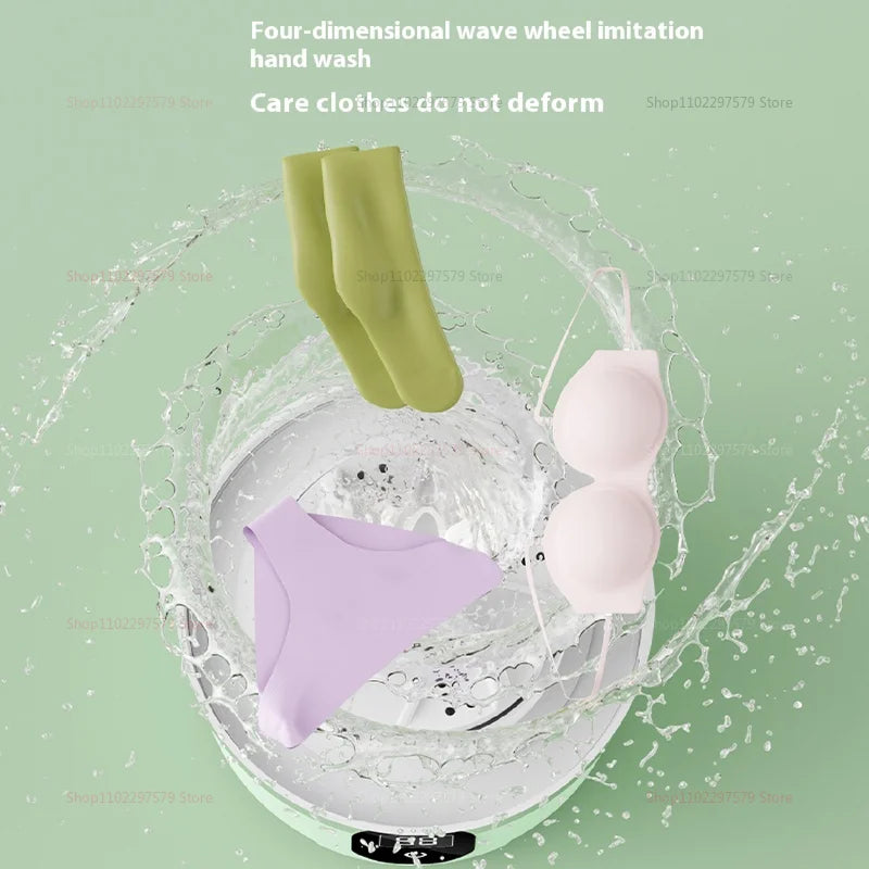 Wireless washing machine portable underwear cleaner 1L mini Socks Washing Machine Dehydratable Laundry Bucket home appliance