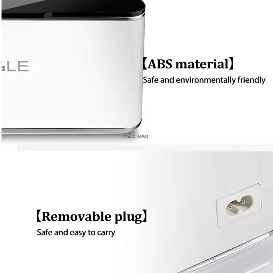 Ultrasonic Cleaner 500ML Ultrasonic Glasses Jewelry Cleaner 35W High-frequency Vibration Cleaning Multifunctional Tool Household