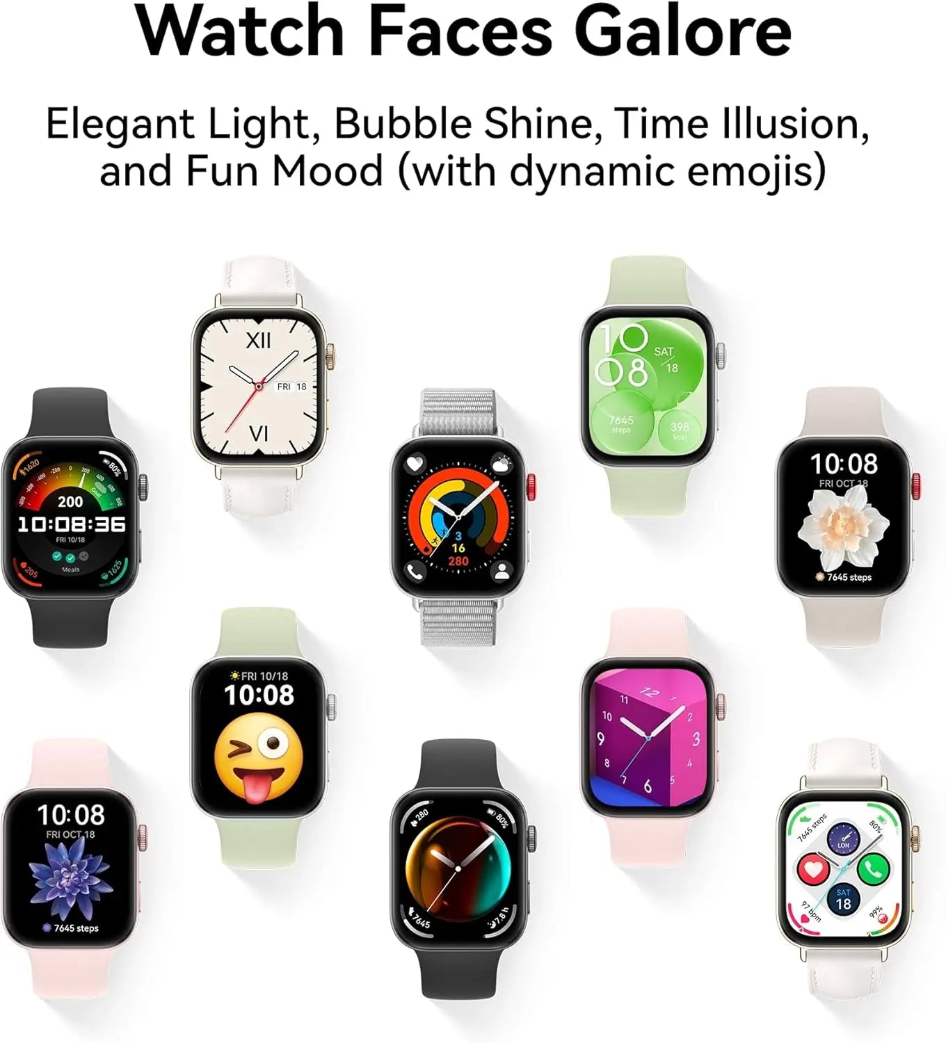 HUAWEI Watch FIT 3,1.82" AMOLED Display ,Ultra-Slim Design,All-Round Fitness Management,Comprehensive Health Managment,Durable