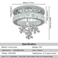 Modern Crystal LED Ceiling Lamp Pendant Lighting Living Dining Room Decor Chandelier Fixtures Aisle Stair Lustre