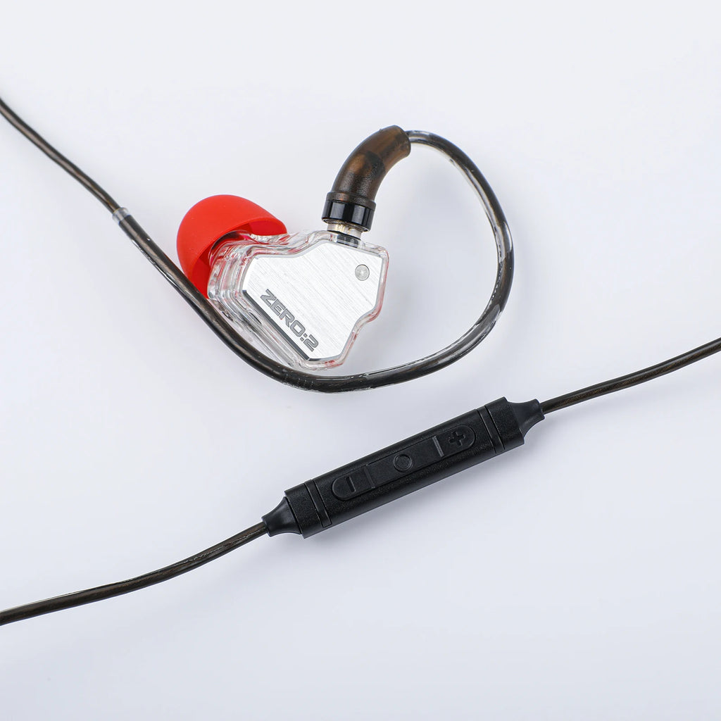 7Hz x Crinacle Zero :2 Updated 10mm Dynamic Driver IEM Wired Earbuds Earphones Gaming Earbuds with OFC IEM Cable for Musician