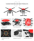 EFT E416P 16L 16kg Plant Protection Machine Frame Four-axis 16L Large Load Frame Plant Protection Drone 40*380