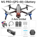 New M1 Pro 2 axis 5km EIS drone 8k professional GPS brushless quadrotor WIFI drone with camera HD 4k Fpv drone gps system