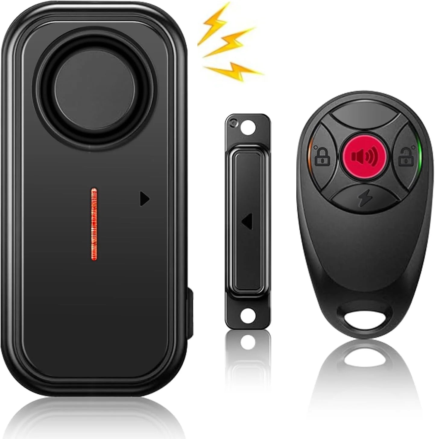 Outdoor Door Window Alarm Sensor Security With Remote Control Burglar Alarm Magnetic Sensor Door Alert System Home Protection