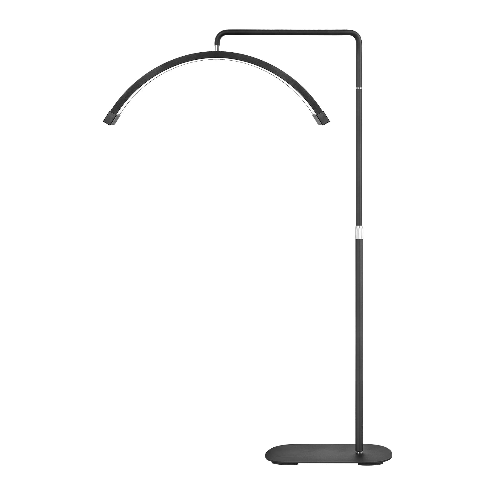 FOSOTO FT-Y9 28 Inch Led Lash Light Half-Moon Shaped Fill Lamp Video Light With Floor Tripod For Tattoo Beauty Salon Eyelash