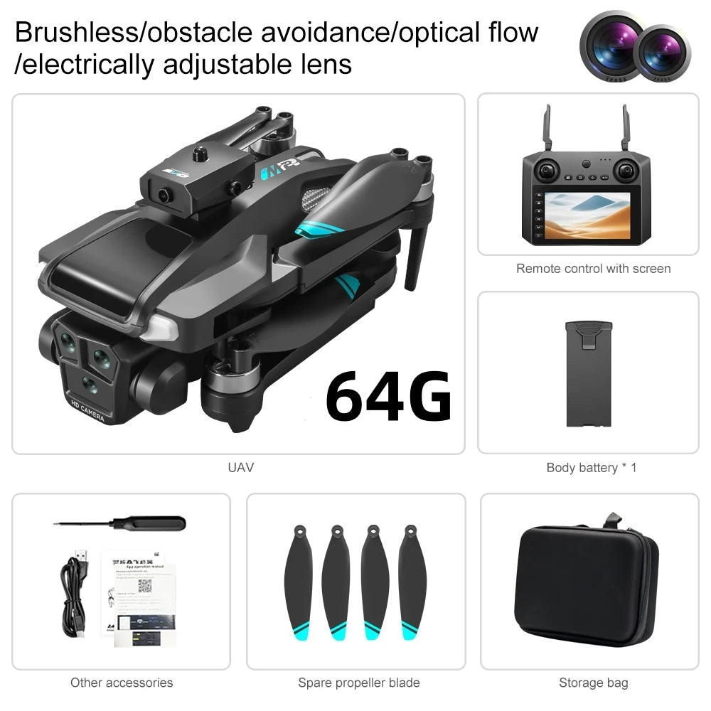 M22 Drone 8k Profesional 4K HD GPS Camera Obstacle Avoidance Aerial Photography Optical Flow Foldable Quadcopter Gift 1KM