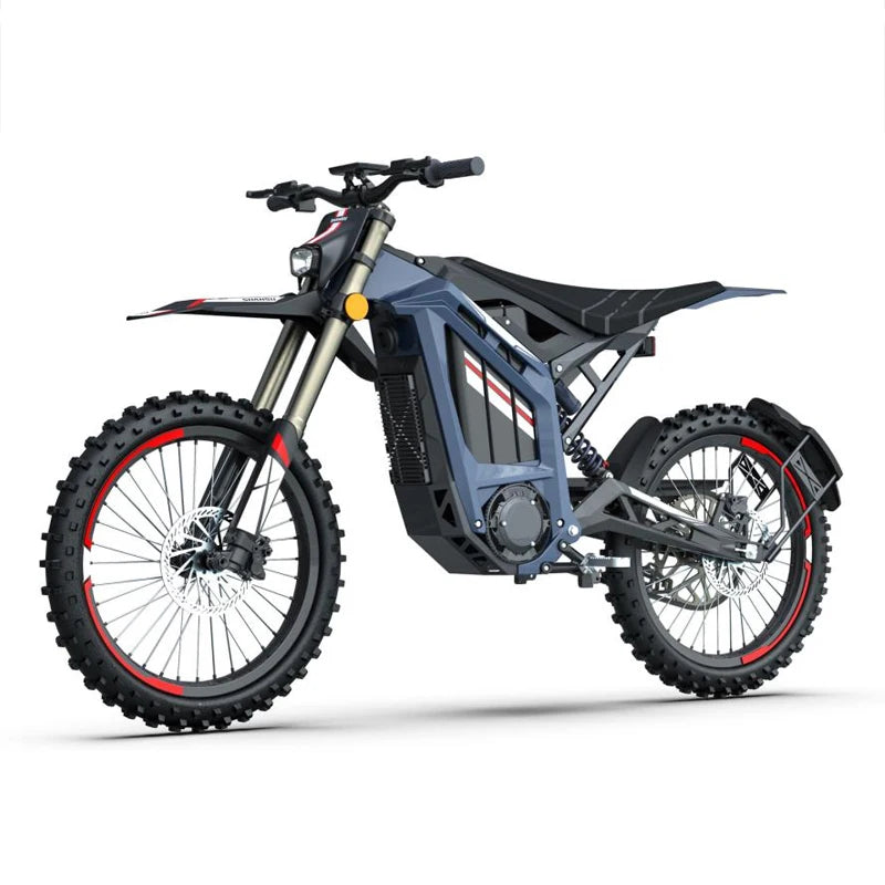 High-Speed 3000W Mid Motor 72v 40Ah Electric Racing Dirt Bike for Adults Off-Road Electric Motorcycles with Max Speed 80km/h
