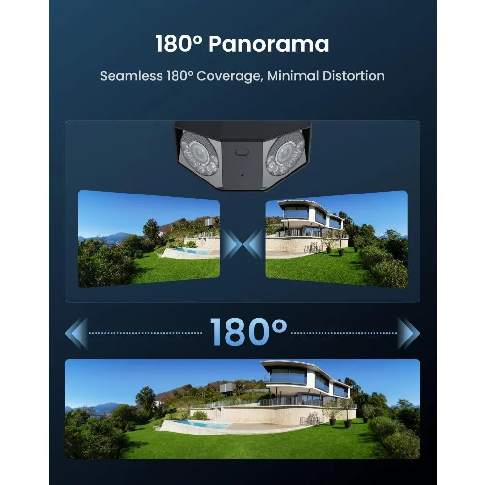 reolink camera with 256gb microsd card bundle, 16mp wifi camera for home security, supports 24/7 recording