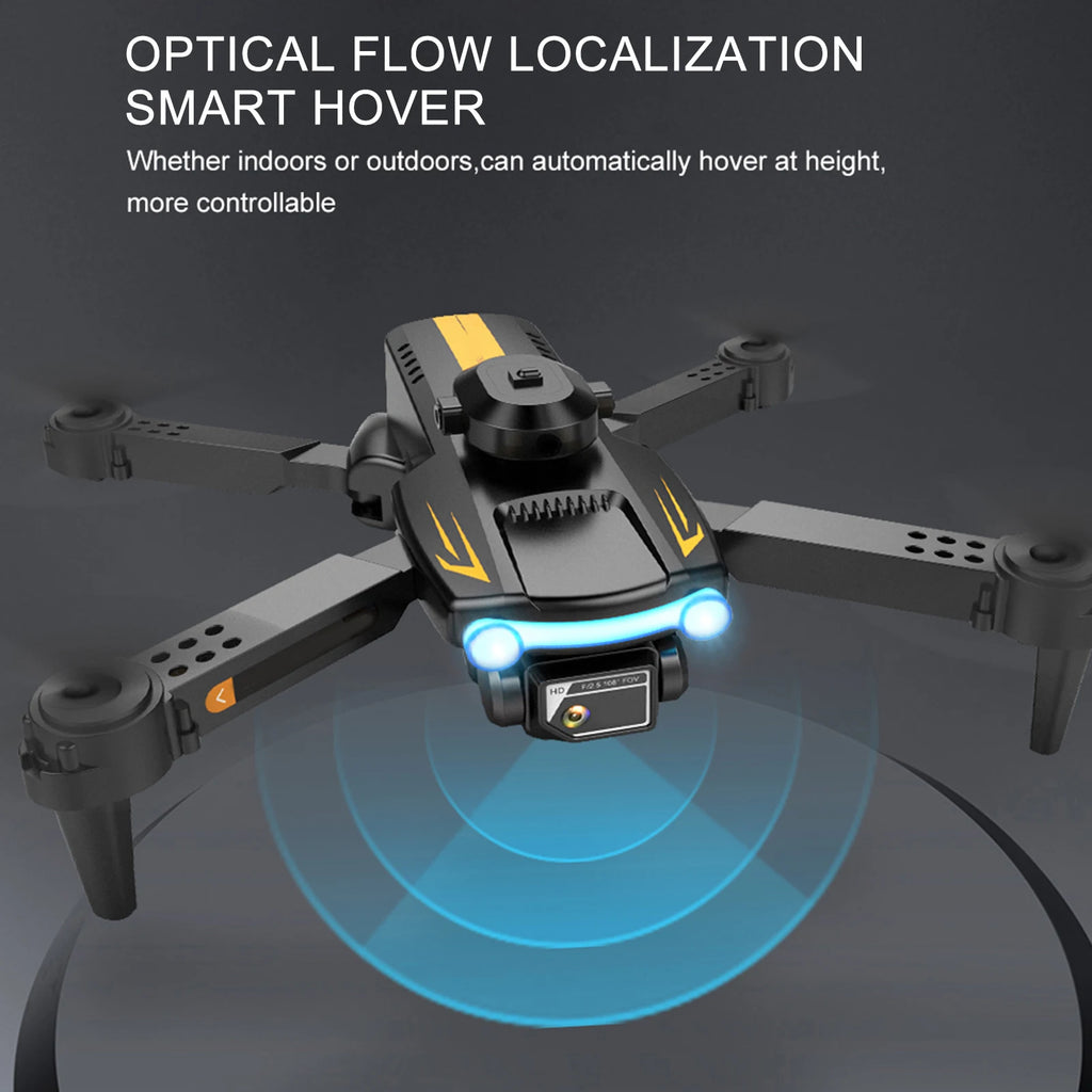 Remote Control Drone with Daul Camera 4K Remote Control Quadcopter with Function Four Side Obstacle Avoidance Optical  Positioni