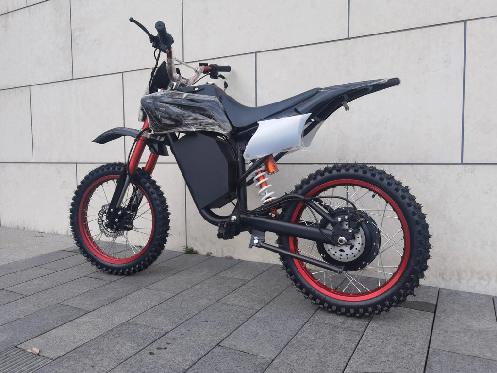 2000W Electric Dirt Bike for Adults Off-Road Motorcycle with Automatic Transmission and Disc Brakes