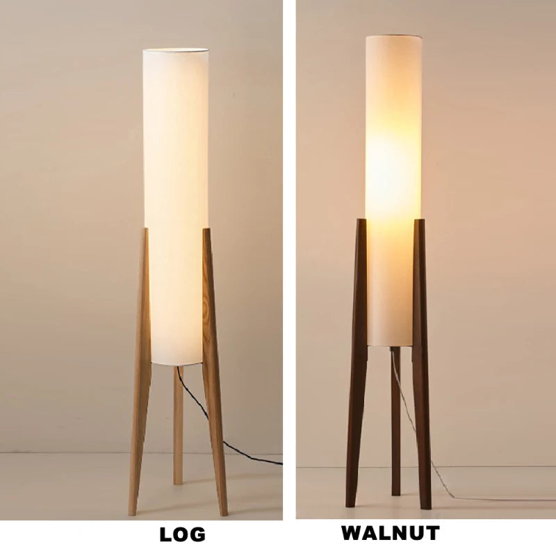 Japanese Retro Wabi Sabi Solid Wood Floor Lamp Study Hotel Art Decoration Corner Living Room Bedroom Coffee Shop Floor Lamp