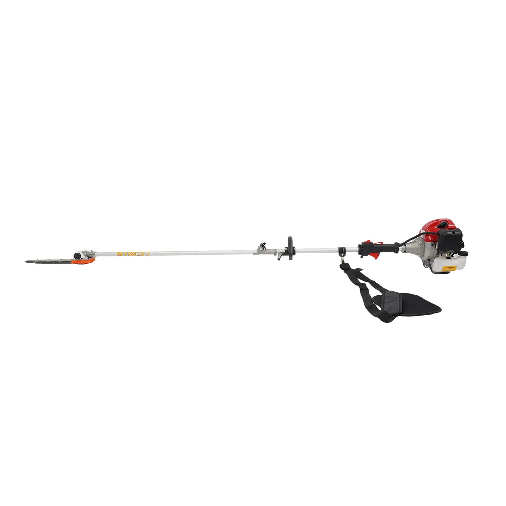 Powerful Gas Pole Chainsaw 42.7CC 2-Cycle Cordless Extension Pole Saw with 11 inch Cutting Bar Tree Trimmer Long Reach Saw