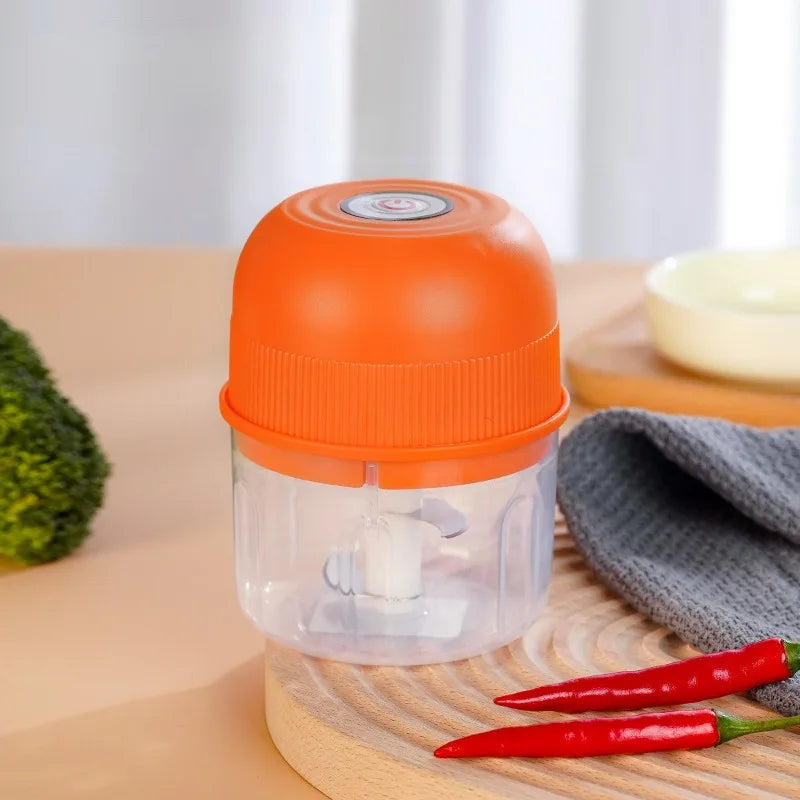 Electric Blender Garlic Grinder Portable Garlic Masher 260ML Mini Chopper Electric Meat Grinder Kitchen Tools Vegetable Grinder