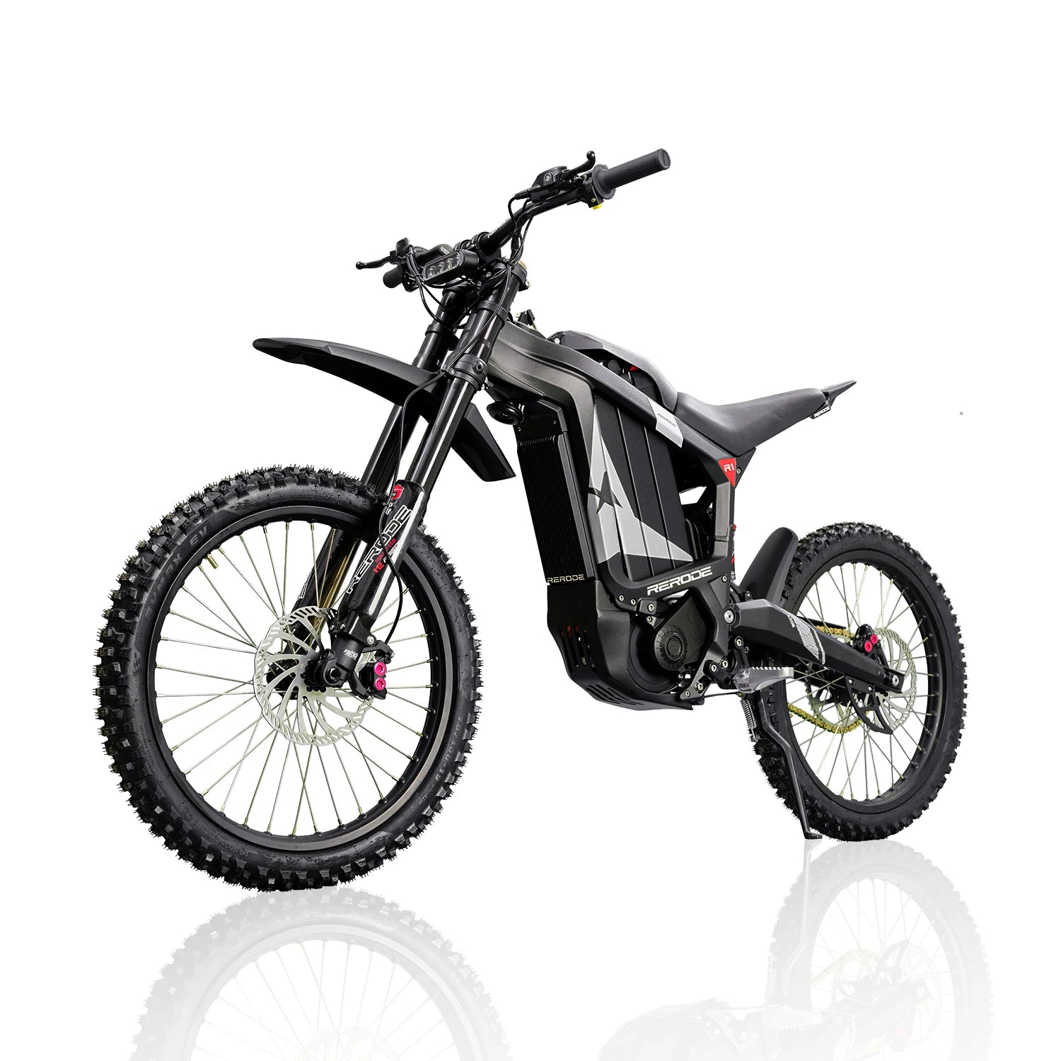 HEZZO 8000W Electric Dirt Bike 72v 35Ah Electric Bike Middrive Rerode R1 Ebike Off Road E Moto 53MPH 75 Miles Long Range 440NM