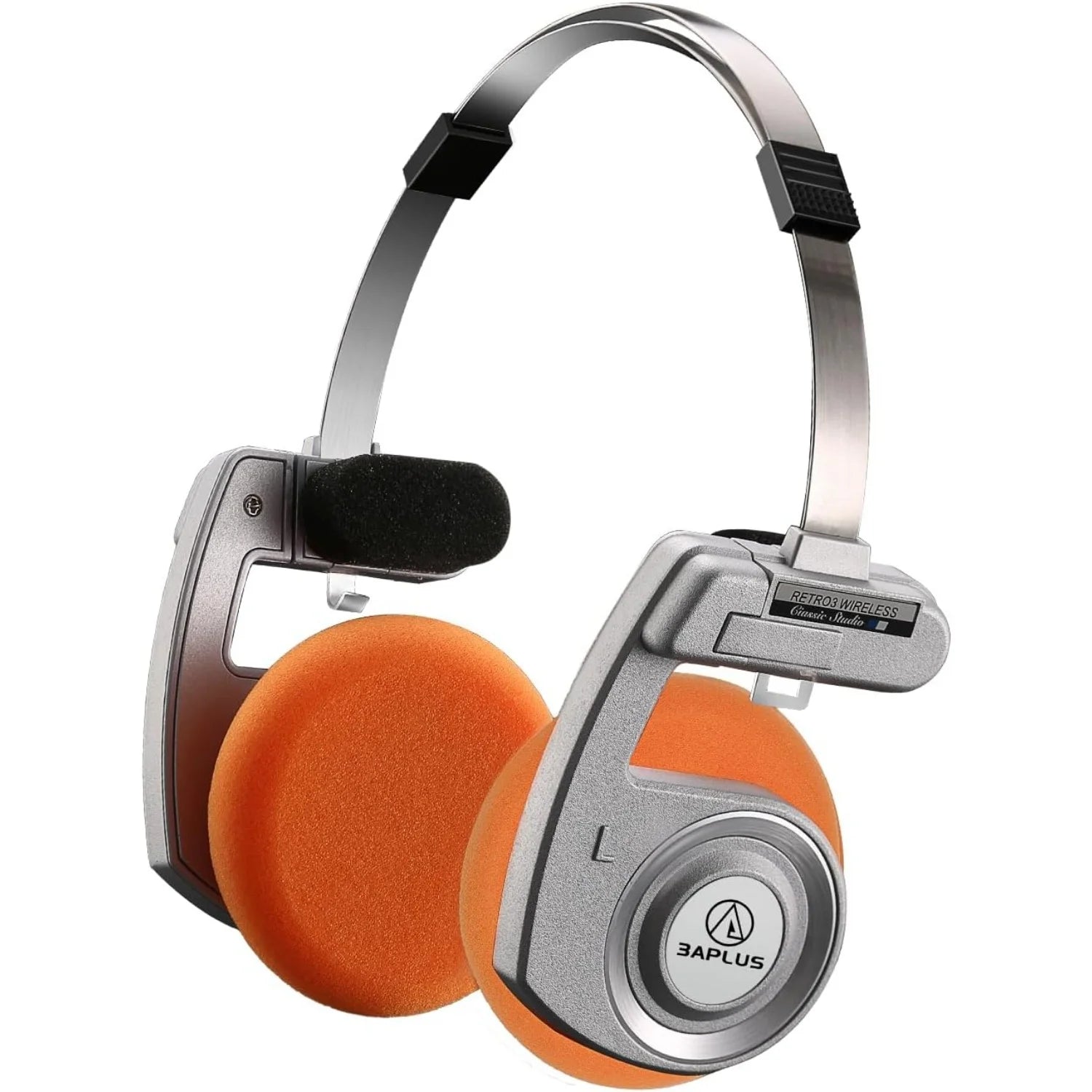 okcsc Retro 3rd Wireless Headphones Drive Open HIFI On-Ear Bluetooth Headphones Portable Lightweight Headsts with Microphone