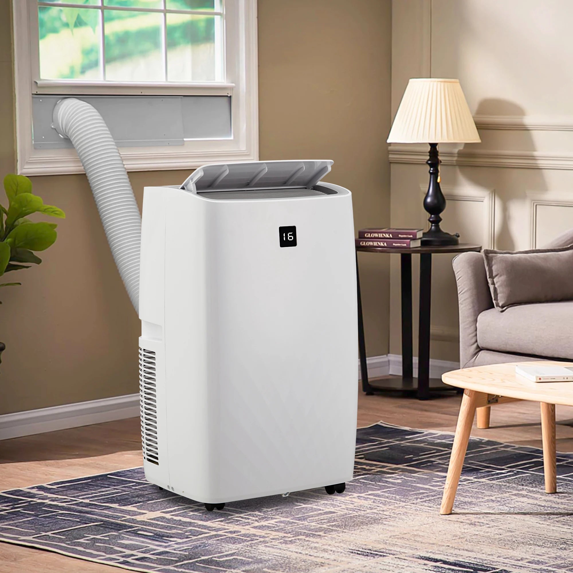 12000 BTUs Portable Air Conditioners with Remote Control, 3-in-1 Freestanding Cooling AC Unit with Fan & Dehumidifier for Room