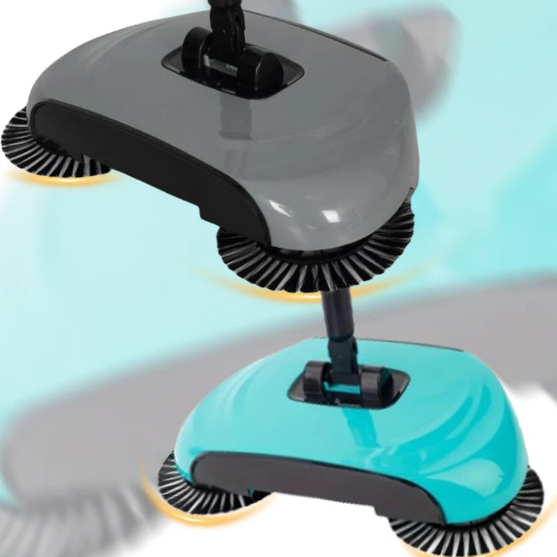 Hand Push Sweeper Mop Household Cleaning Bag Push Type Hand Push Broom Dustpan Handle Sweeper