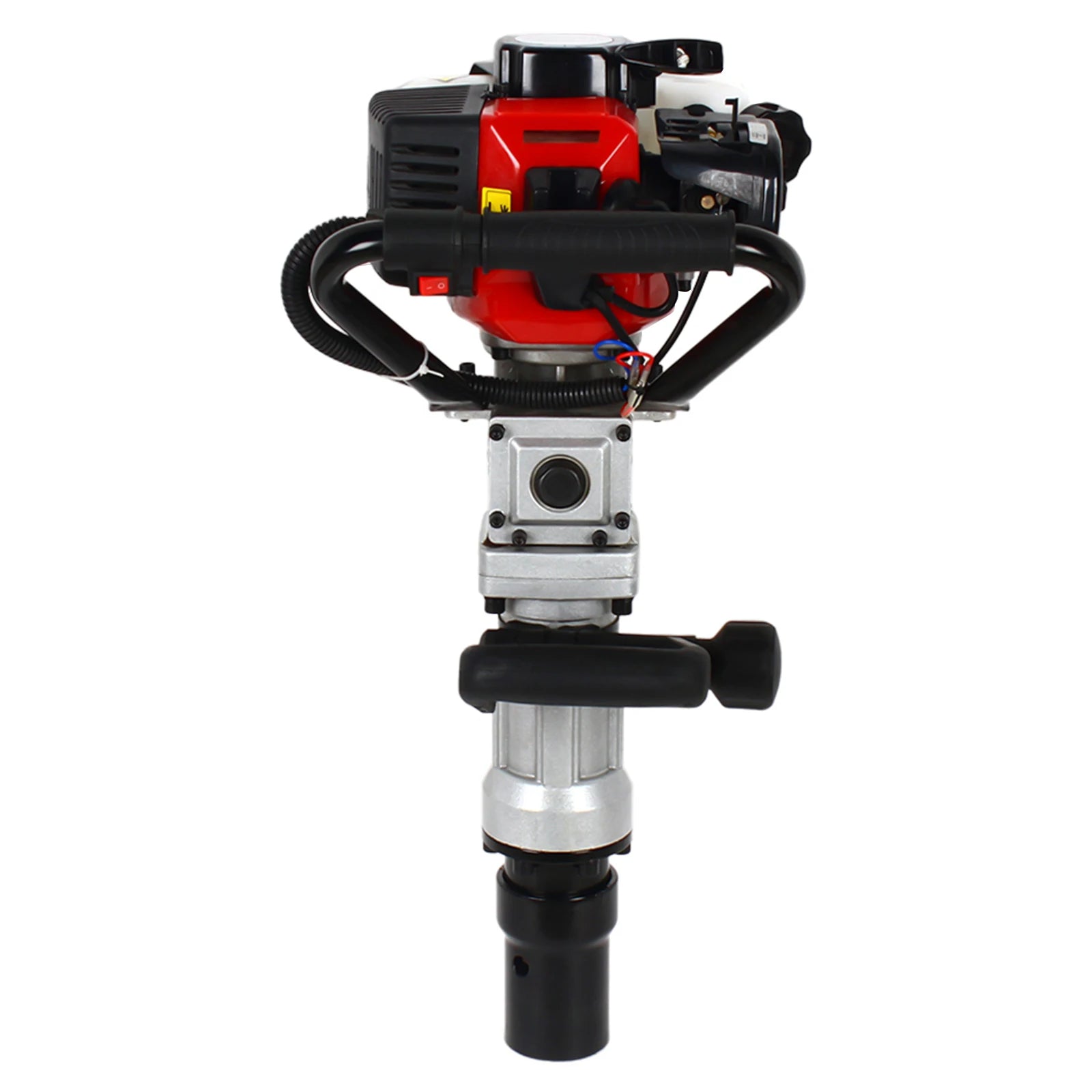 CNCEST 32.7CC 2 Stroke Post Driver, for Garden Fencing Farm Pile Driving Machine Pile Hammer Hand Pull Start 900W 8500RPM