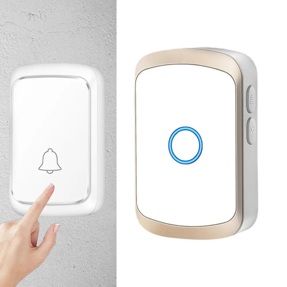 Home Welcome Doorbell Intelligent Wireless Doorbell Waterproof 60 Songs Remote Smart Door Bell