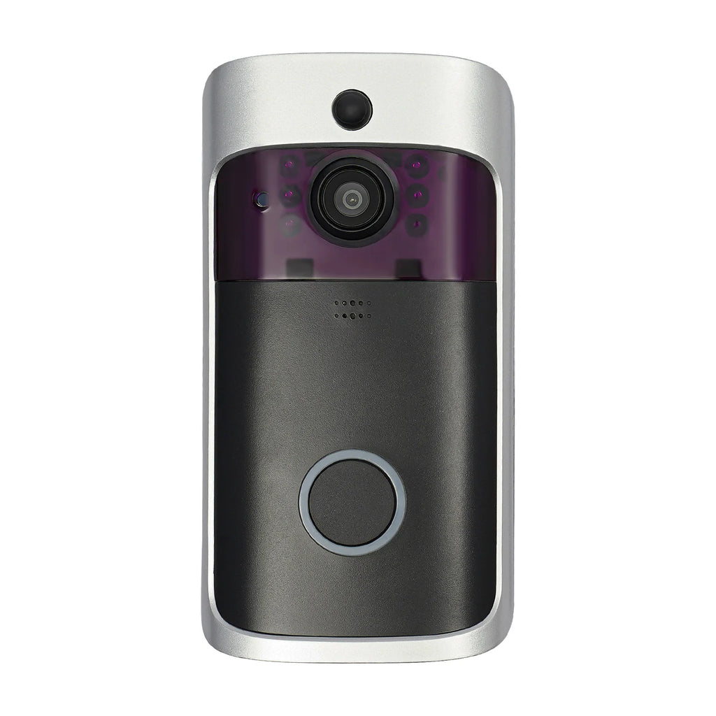 Smart LCD Digital Doorbell, 120° Wide Angle, Night Vision, Cloud Storage, Motion Sensor for Home Security