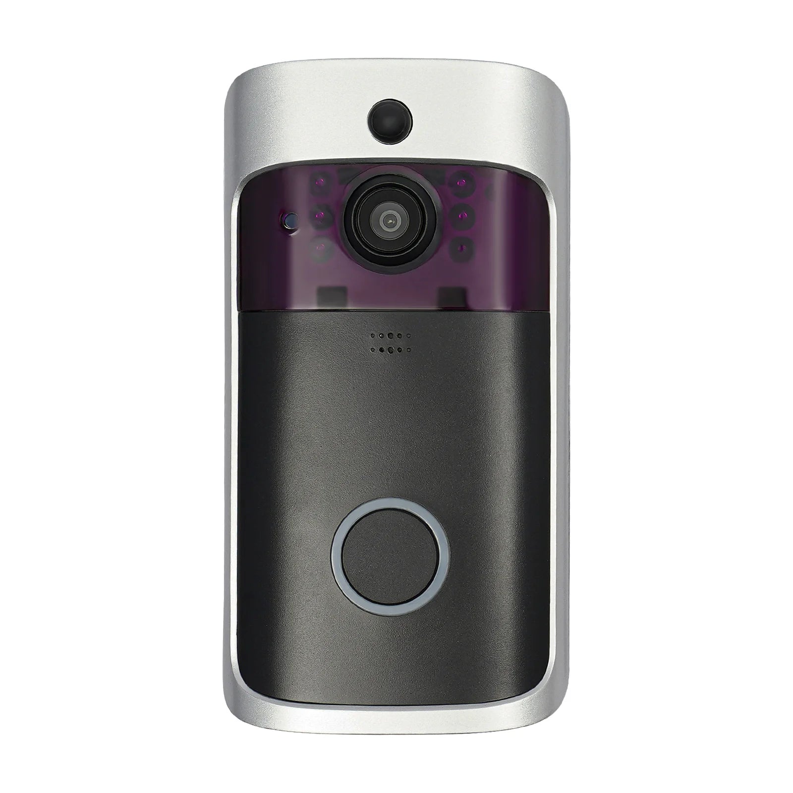 Smart LCD Digital Doorbell, 120° Wide Angle, Night Vision, Cloud Storage, Motion Sensor for Home Security