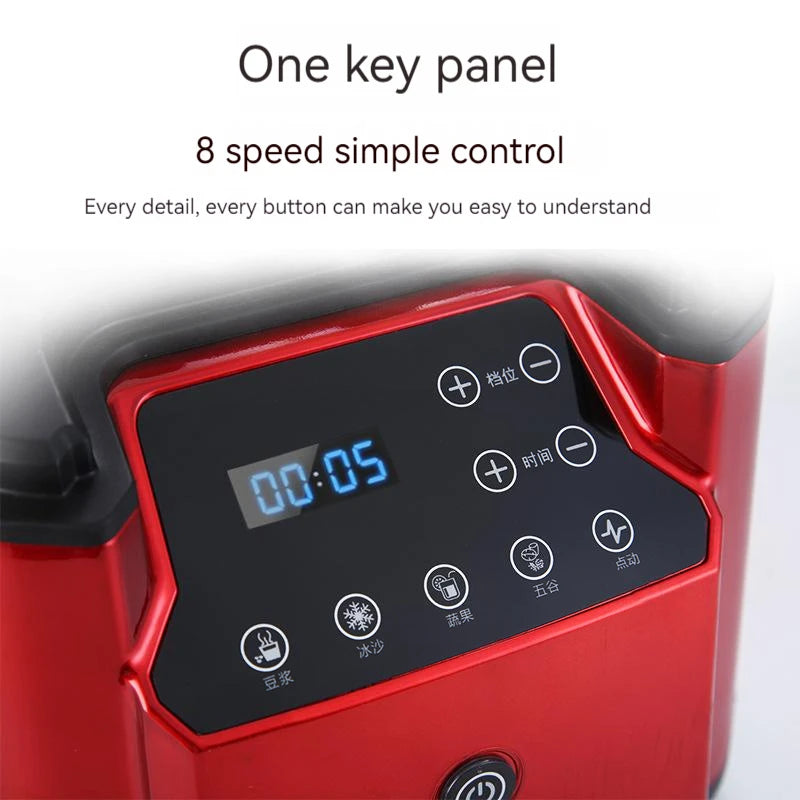 110/220V Electric Blender Mixer Commercial Blender Fruit Food Ice Crusher Processor Smoothies Juicer Maker Crusher Grain Grinder