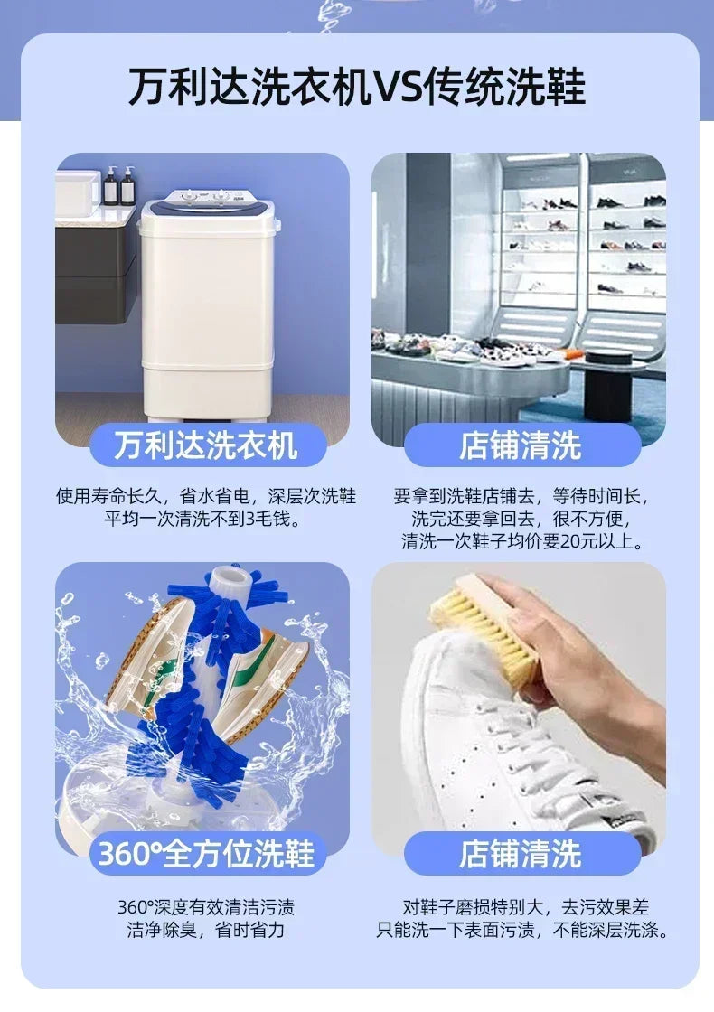 10kg Semi-Automatic Washing Machine. For Dormitory. Mini House Rental. Portable. Easy to Operate. Large Capacity.