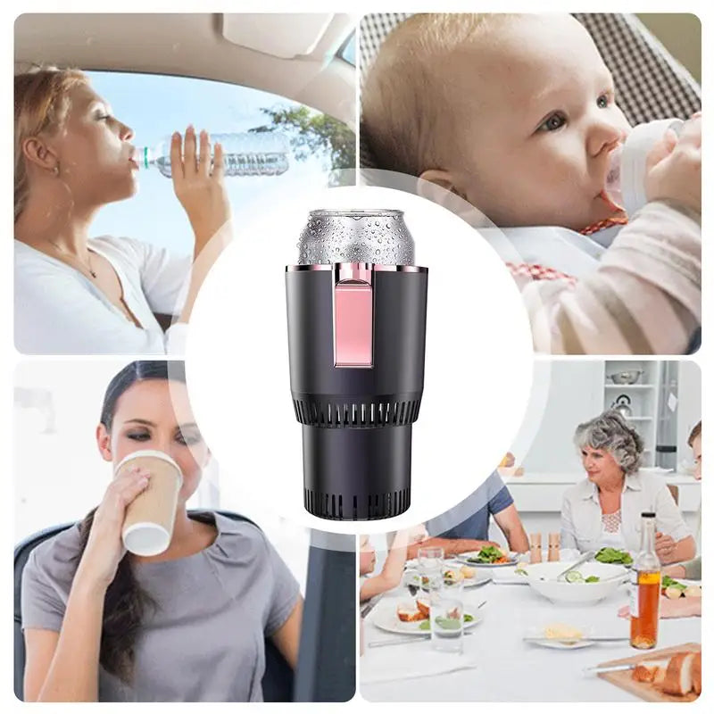 Car Coffee Warmer 2-in-1 Car Coffee Warmer And Cooler Water Bottle Holder Car Drink Holder Car Cup Expander For Coffee Baby