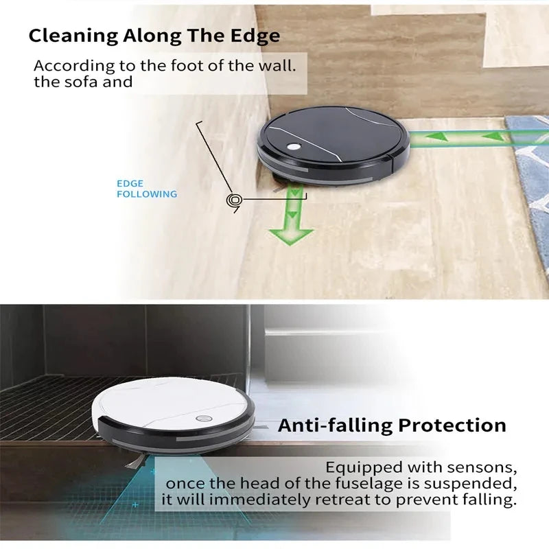 New Robot Vacuum Cleaner Automatic Charging Aspiration Drag Intelligent Home Appliance Sweeping Robot Planning Electric Sweeper