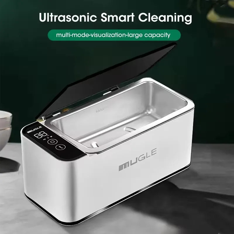 Ultrasonic Cleaner 500ML Ultrasonic Glasses Jewelry Cleaner 35W High-frequency Vibration Cleaning Multifunctional Tool Household