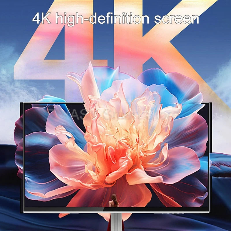 Touch Screen 32 Inch Android Smart TV Stand 10000mAH High-Battery 8+128G 4K UHD Device Rotatable Movable Monitor for Gym Live