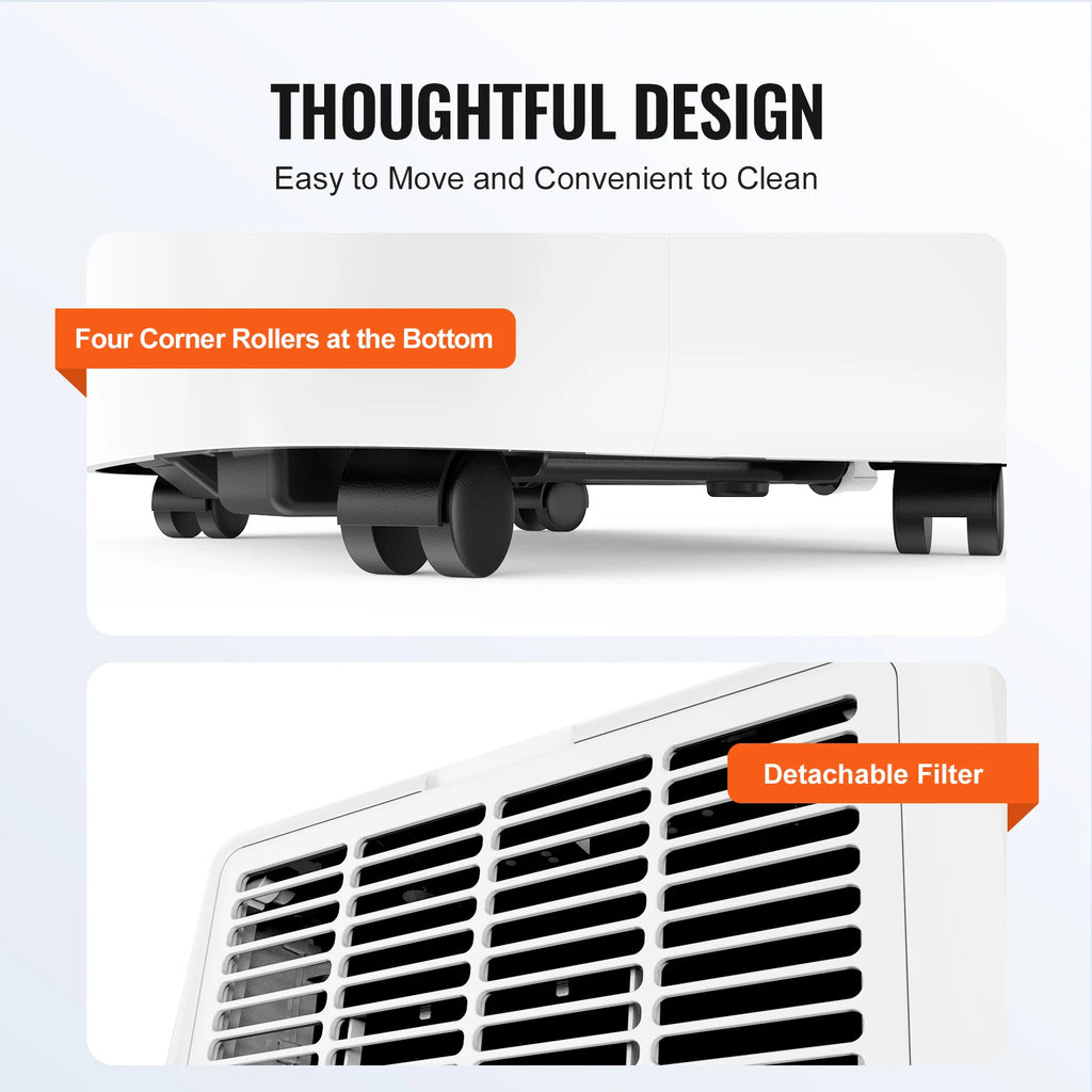 SucceBuy 12,000 BTU Portable Air Conditioners 3-in-1 for AC Unit for 550-700 Sq.Ft Cool/Dehumidifier/Fan Mode for Home/Office