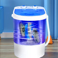 260W Large Washing Machine Portable with Dryer Bucket for Clothes Shoe Mini Washing Machines Automatic Sock Underwear Washer UK