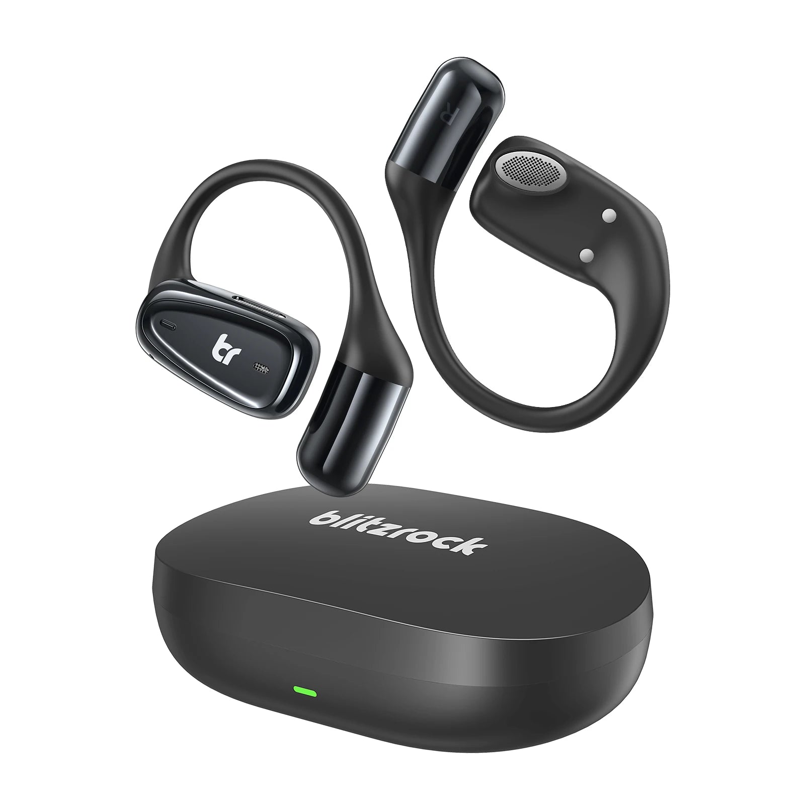 BR-CT3 Mini Open Ear Headphone Wireless Earphone bluetooth 5.4 Light Comfortable Ear Hooks Clear Call IPX7 Waterproof Sports